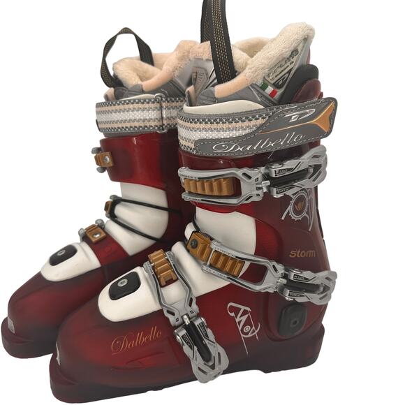 Dalbello True Fit Performer Storm Krypton Red Ski Boots Size 235 / 6 / 23.5 - Picture 3 of 13
